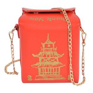 BNWT Chinese Take Out Bag Take Out Clutch Bag